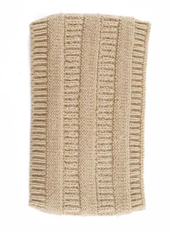 Beige_Woolen_Earwarmer_For_Unisex