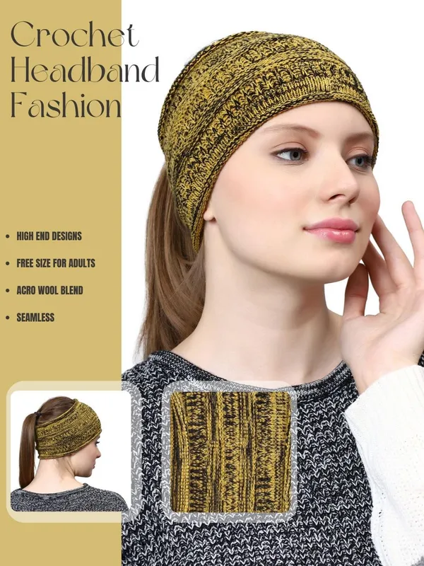 Yellow_Woolen_Earwarmer_For_Unisex