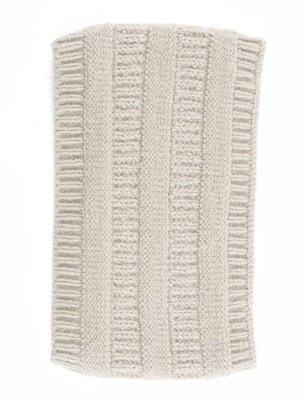 Cream_Woolen_Earwarmer_For_Unisex