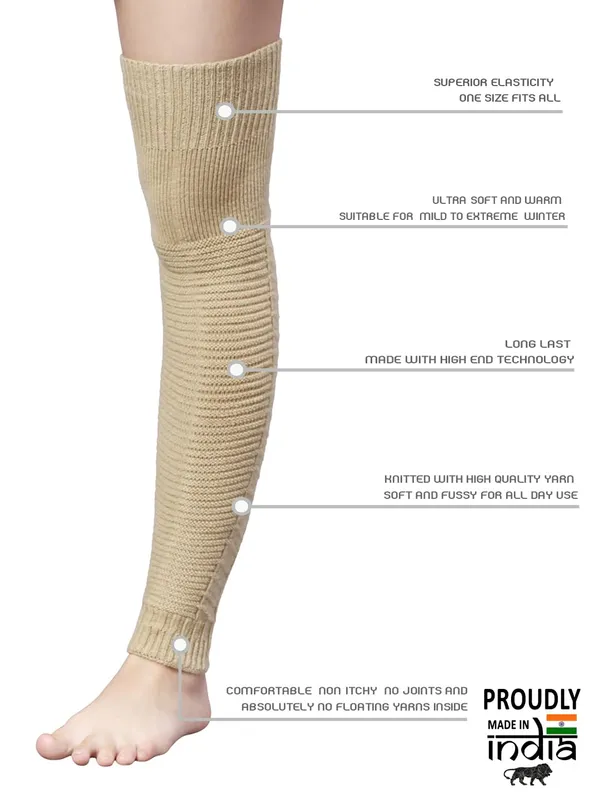 Beige_Woolen_Stocking_For_Women