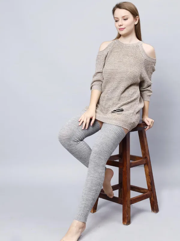 Grey_Woolen_Stocking_For_Women
