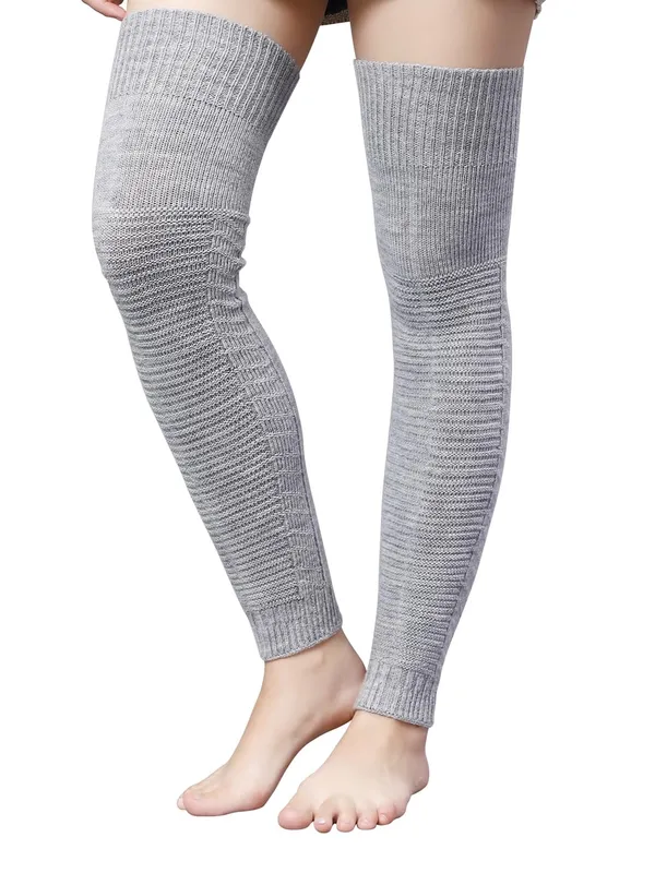Grey_Woolen_Stocking_For_Women