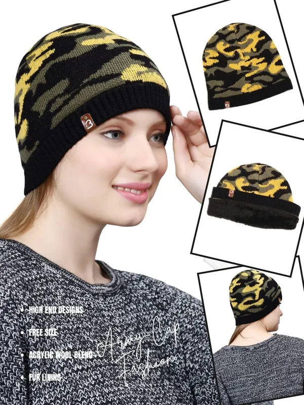 Multicolour_Woolen_Cap_For_Unisex