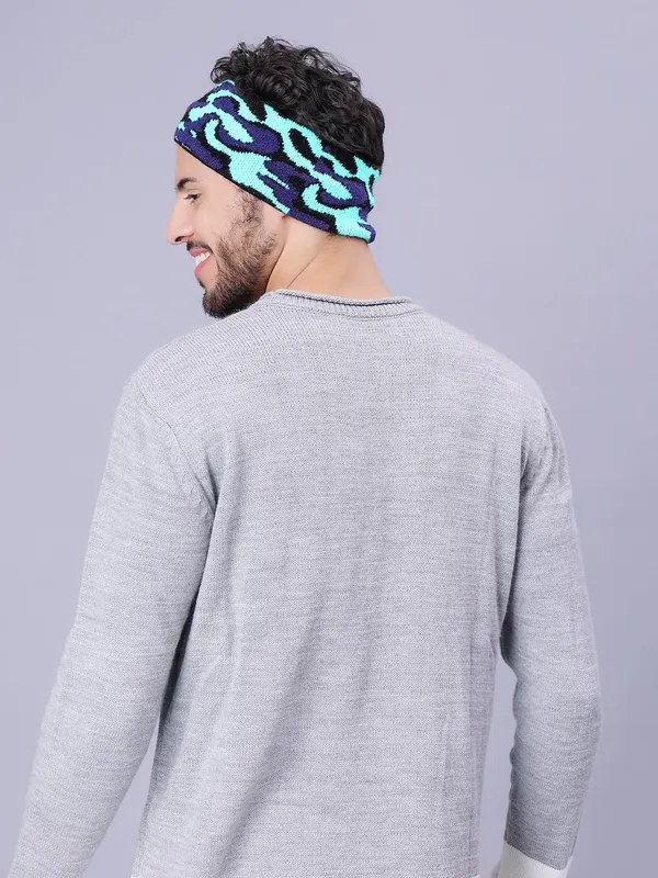 Blue_Woolen_Earwarmer_For_Men