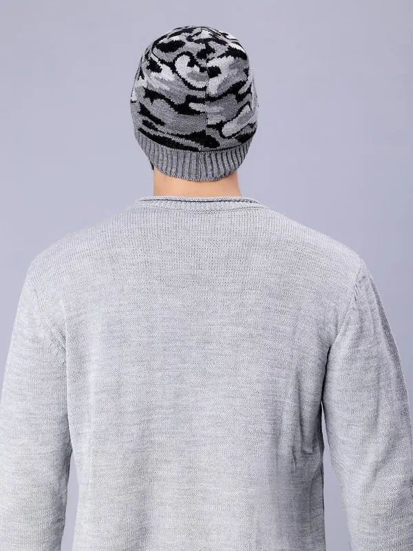 Armygrey_Woolen_Cap_For_Men