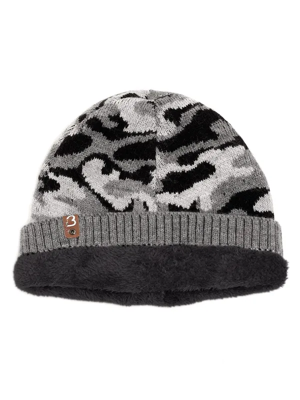 Armygrey_Woolen_Cap_For_Men