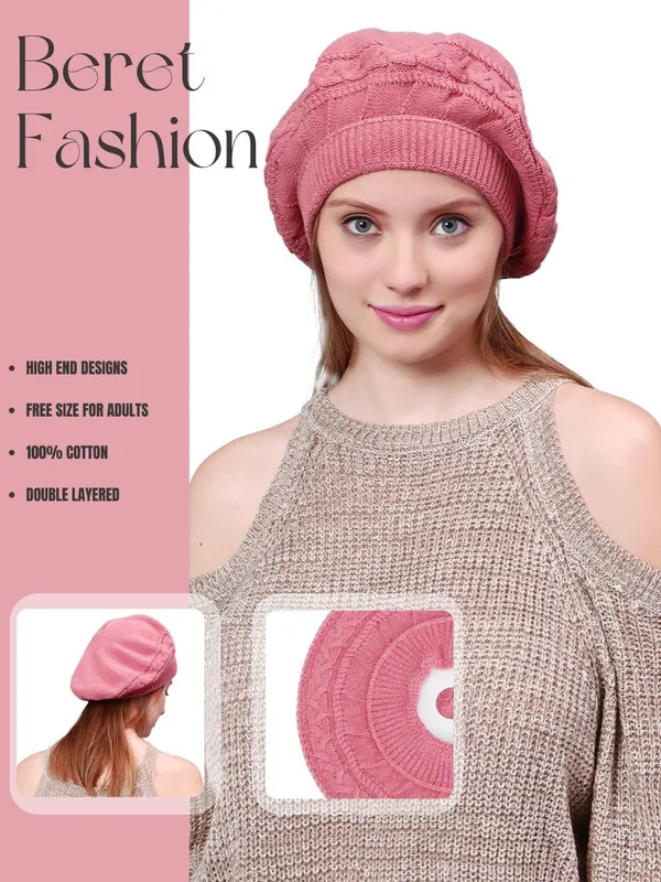 Pink_Woolen_Cap_For_Women