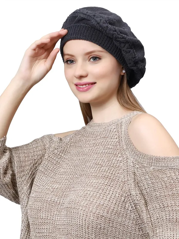 Grey_Woolen_Cap_For_Women
