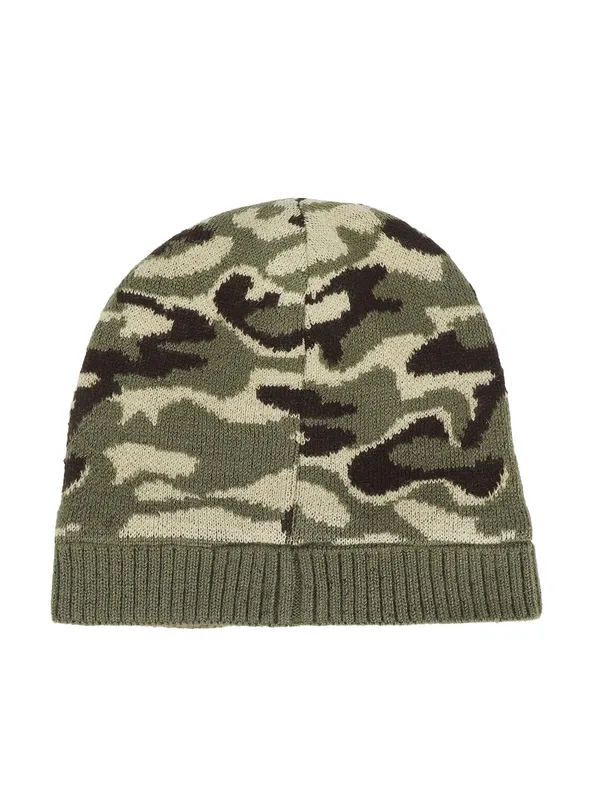 Army_Olive_Woolen_Cap_For_Unisex