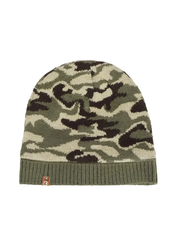 Army_Olive_Woolen_Cap_For_Unisex