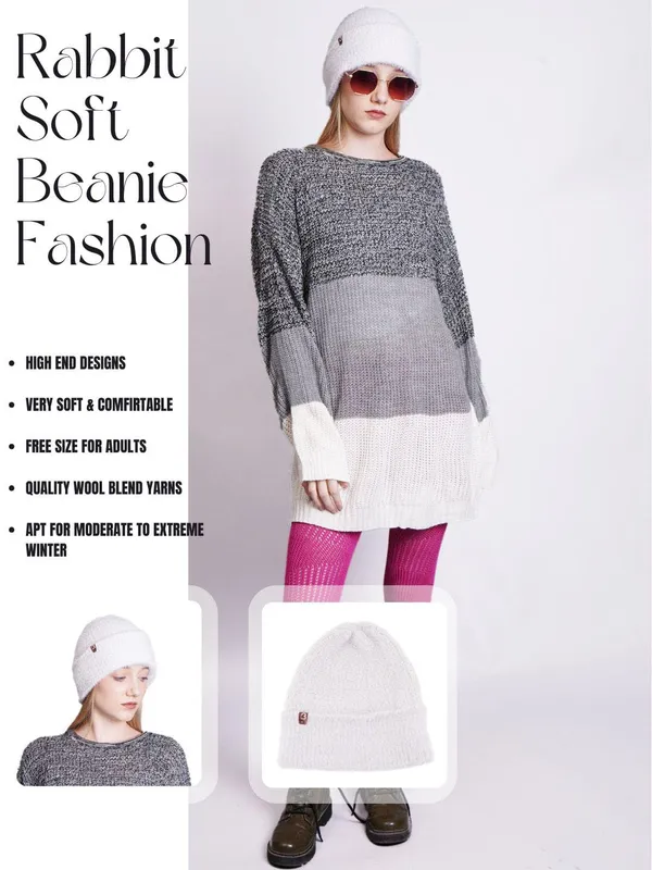 White_Woolen_Cap_For_Unisex