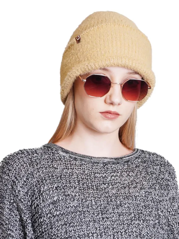 Yellow_Woolen_Cap_For_Unisex