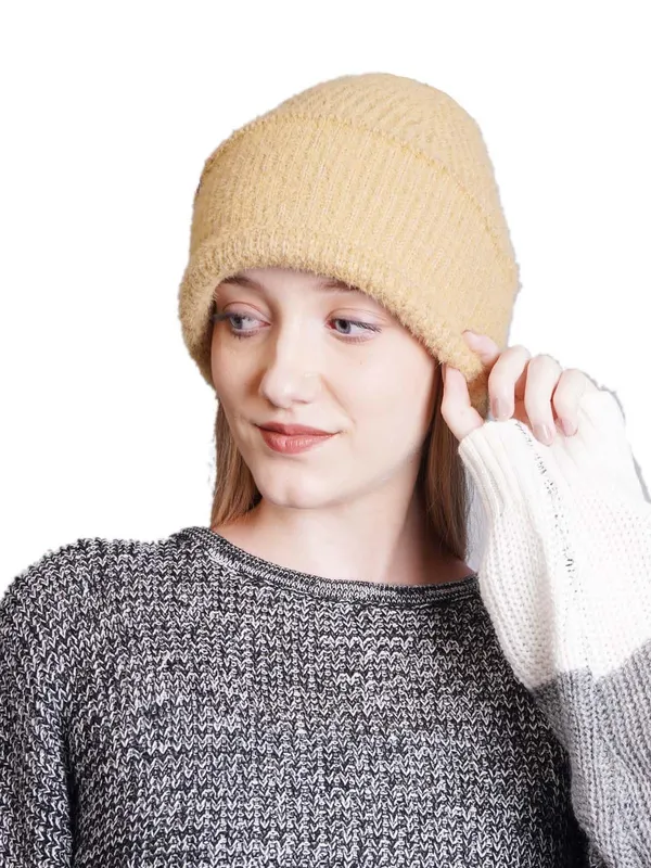 Yellow_Woolen_Cap_For_Unisex