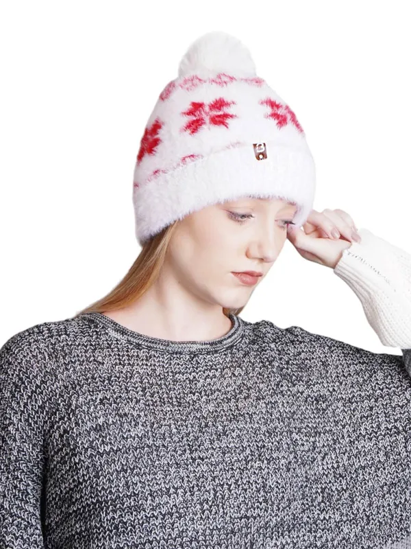 White_Woolen_Cap_For_Unisex