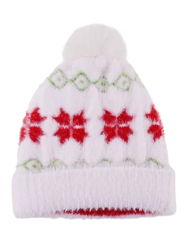 White_Woolen_Cap_For_Unisex