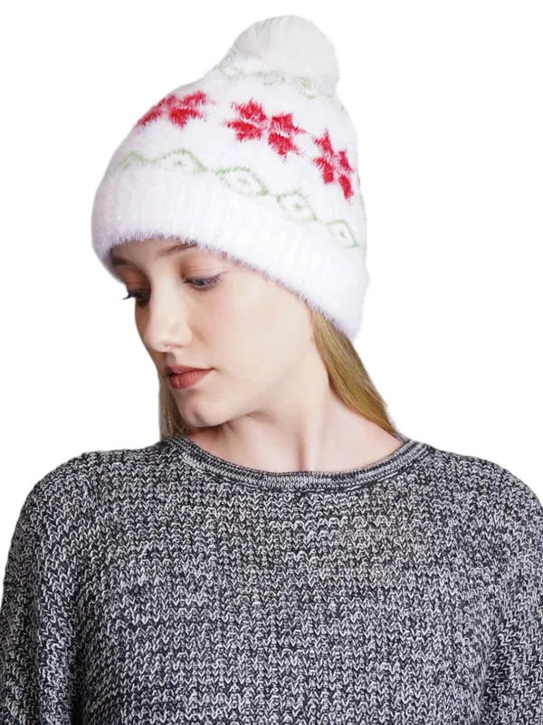 White_Woolen_Cap_For_Unisex