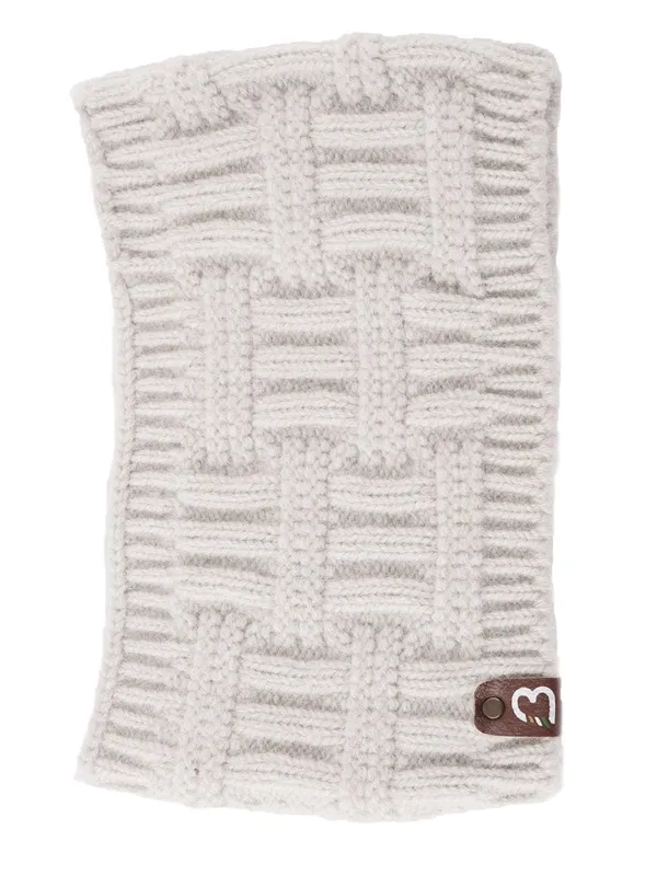 White_Woolen_Earwarmer_For_Unisex