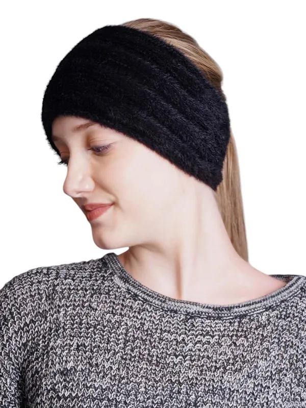 Black_Woolen_Earwarmer_For_Women