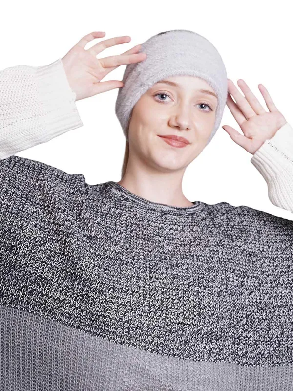 Grey_Woolen_Earwarmer_For_Women