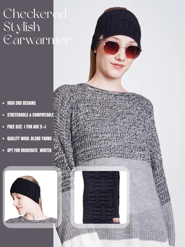 Black_Woolen_Earwarmer_For_Unisex