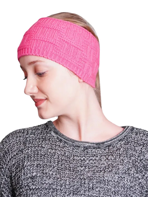 Pink_Woolen_Earwarmer_For_Unisex