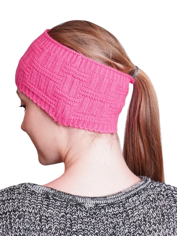 Pink_Woolen_Earwarmer_For_Unisex
