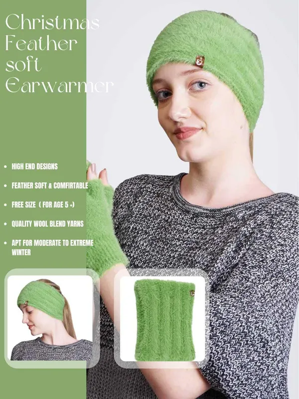 Green_Woolen_Earwarmer_For_Women