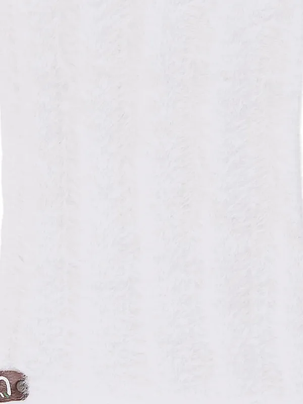 White_Woolen_Earwarmer_For_Women