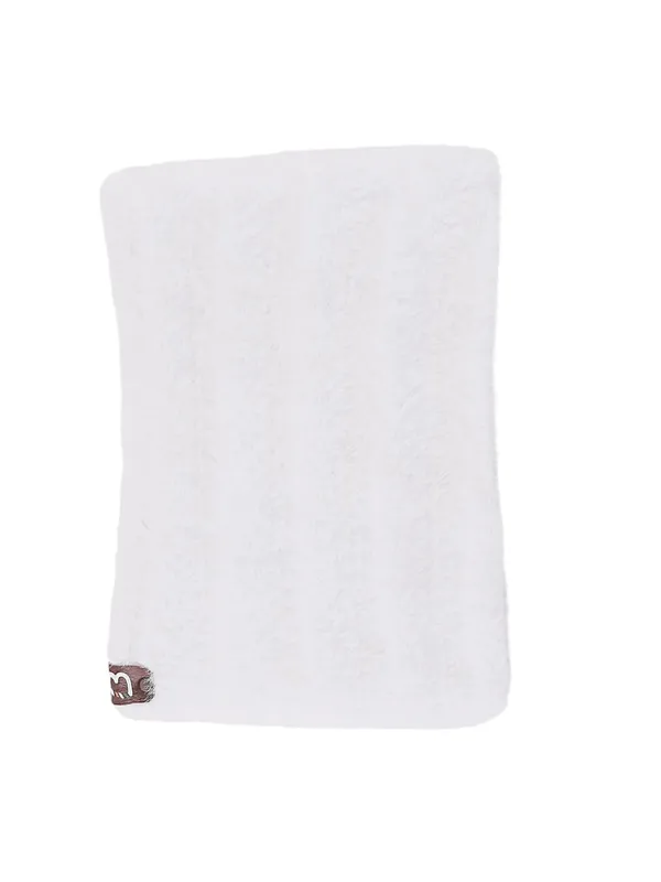 White_Woolen_Earwarmer_For_Women