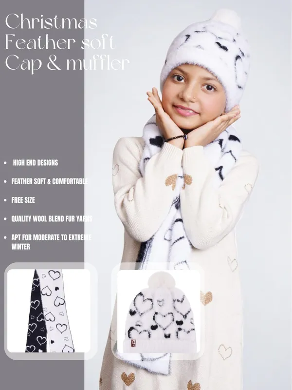 White_Woolen_Cap_For_Girls