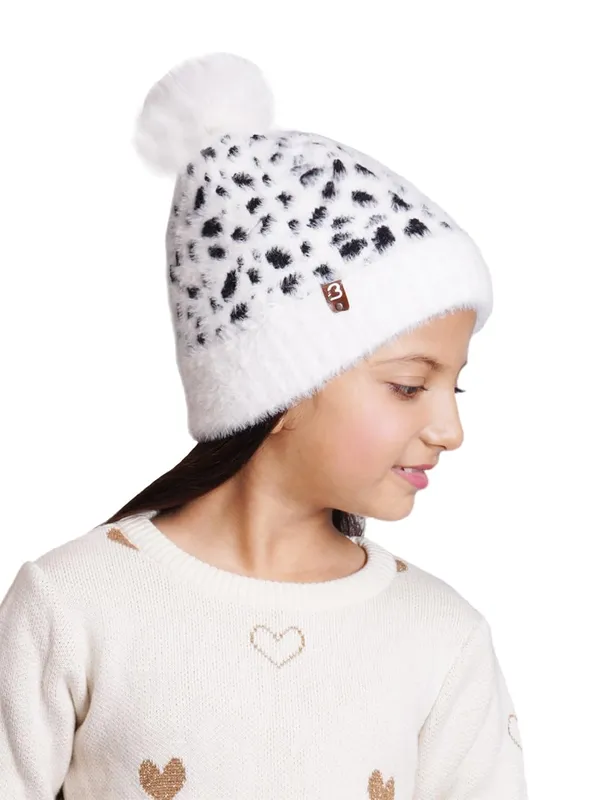 White_Woolen_Cap_For_Girls