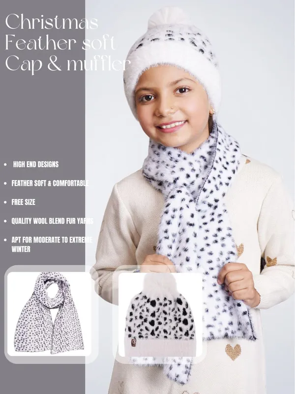 White_Woolen_Cap_For_Girls
