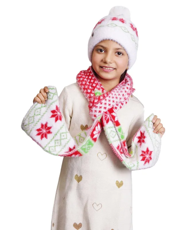 White_Woolen_Cap_For_Girls