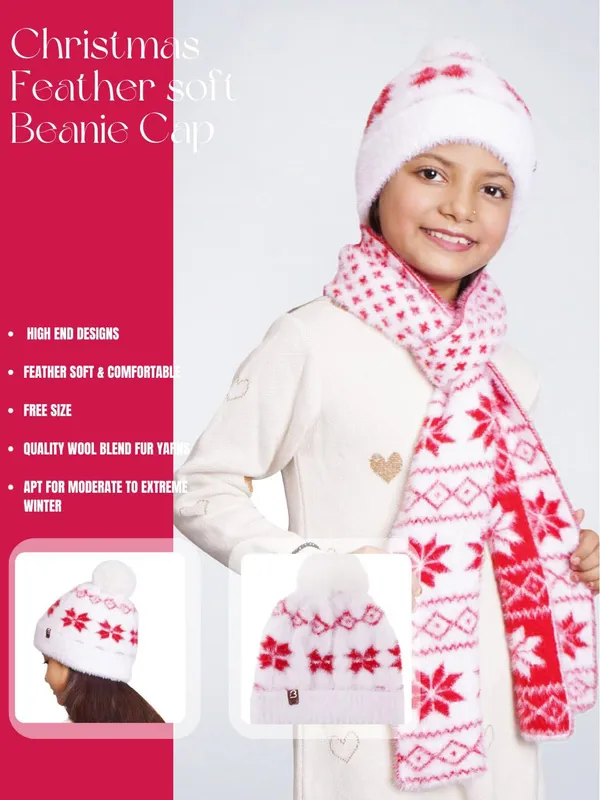 White_Woolen_Cap_For_Girls