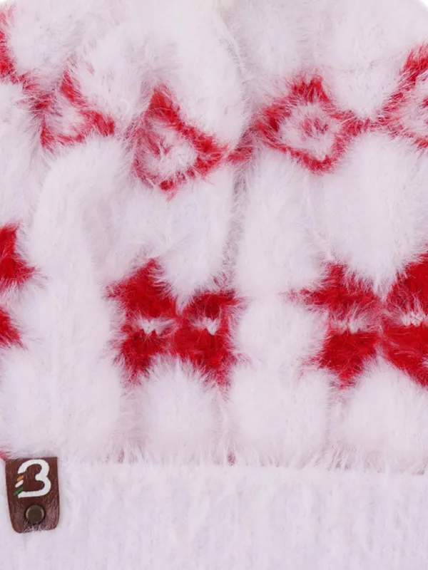 White_Woolen_Cap_For_Girls