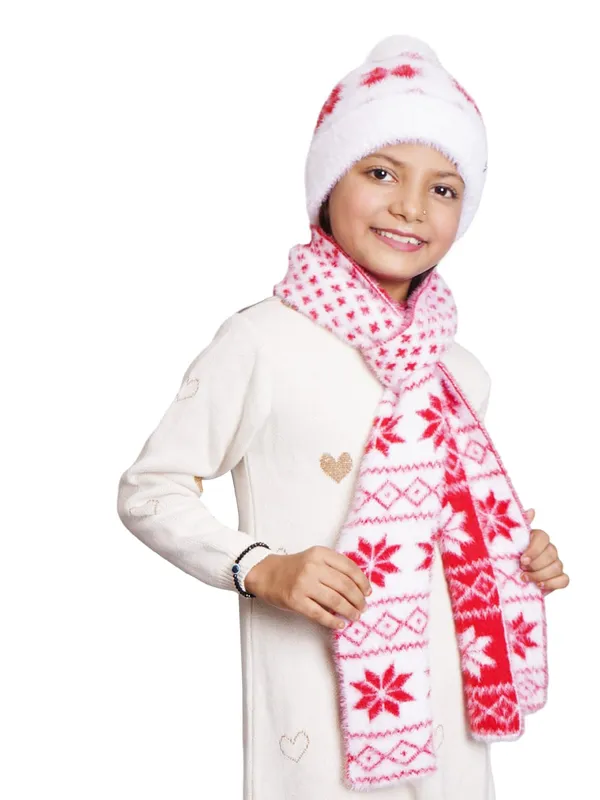White_Woolen_Cap_For_Girls