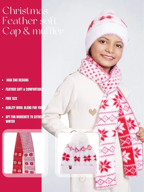 White_Woolen_Cap_For_Girls