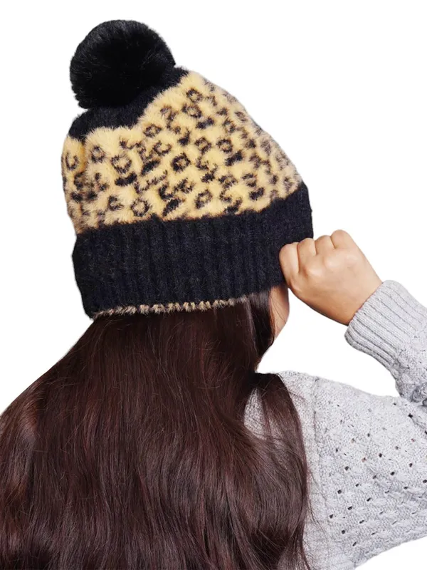 Black_&_Brown_Woolen_Cap_For_Girls