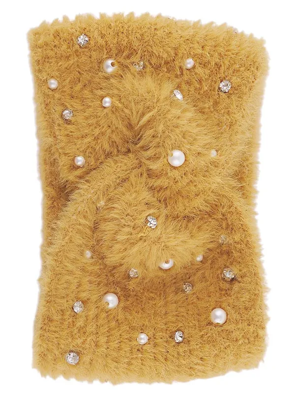 Yellow_Woolen_Earwarmer_For_Girls