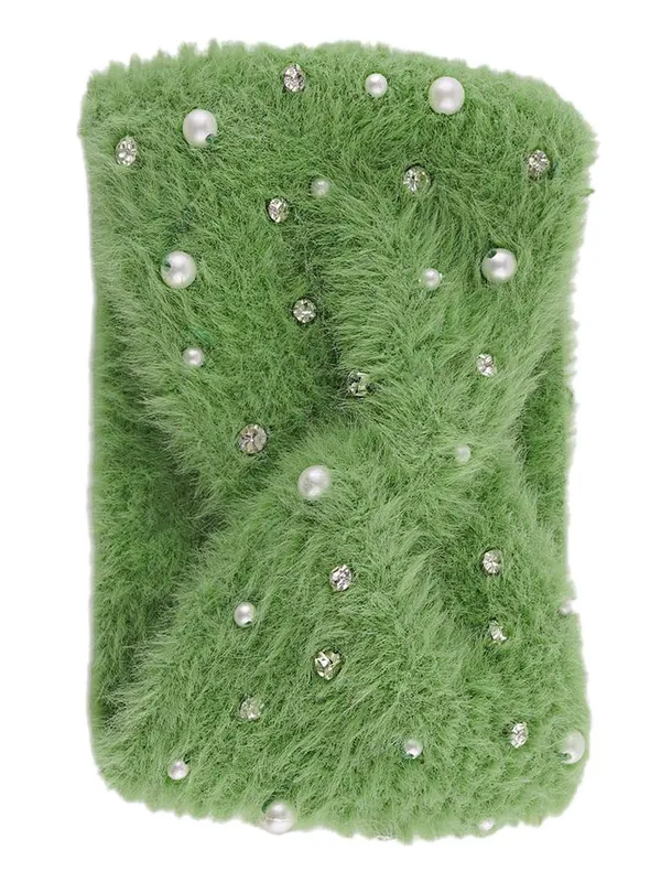 Green_Woolen_Earwarmer_For_Girls