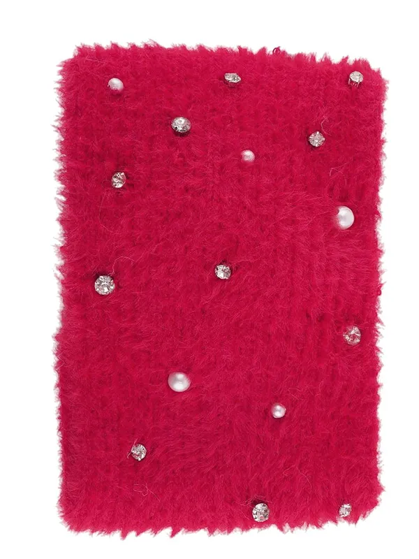 Red_Woolen_Earwarmer_For_Girls