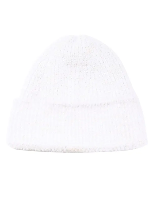 White_Woolen_Cap_For_Unisex