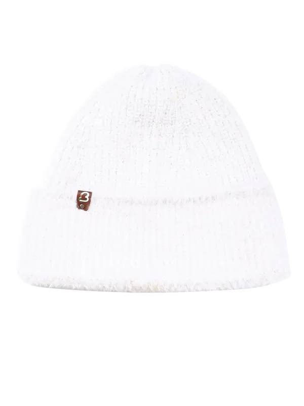 White_Woolen_Cap_For_Unisex