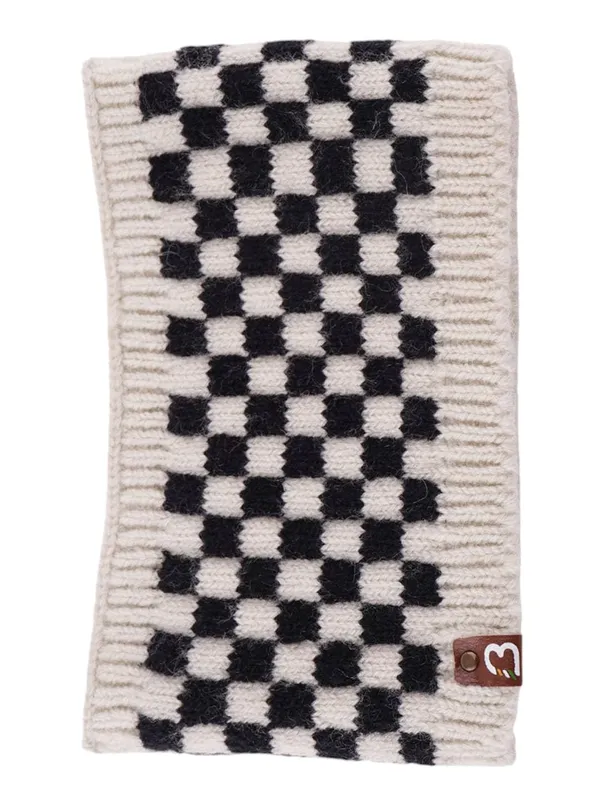 White_&_Black_Woolen_Earwarmer_For_Men