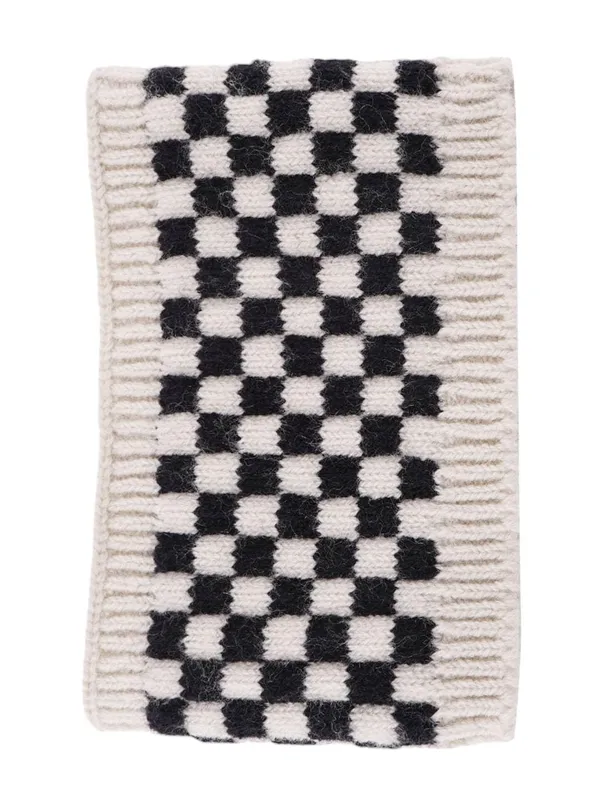 White_&_Black_Woolen_Earwarmer_For_Men