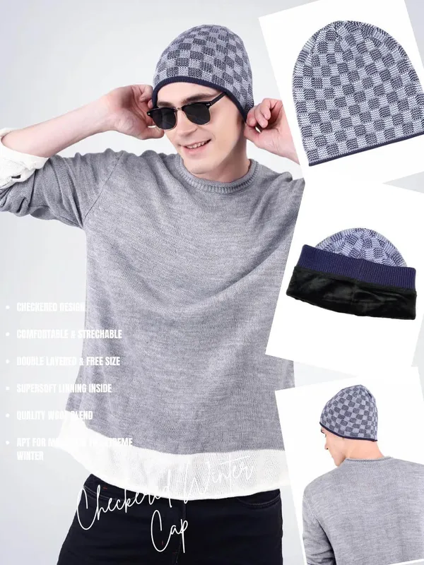 Grey_Woolen_Cap_For_Men