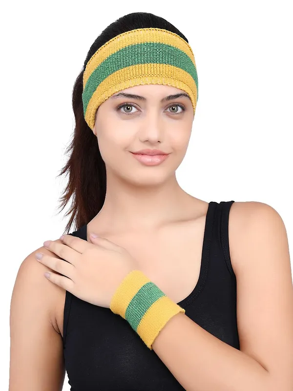 Yellow_Woolen_Headband_For_Women