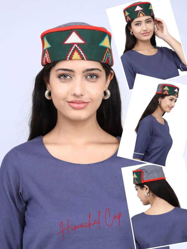 Multigreen_Woolen_Cap_For_Unisex
