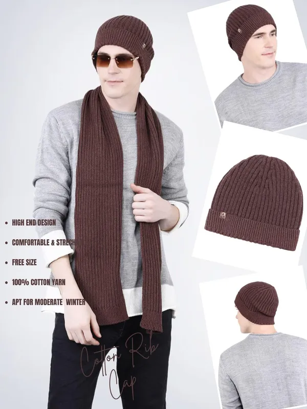 Brown_Woolen_Cap_For_Unisex