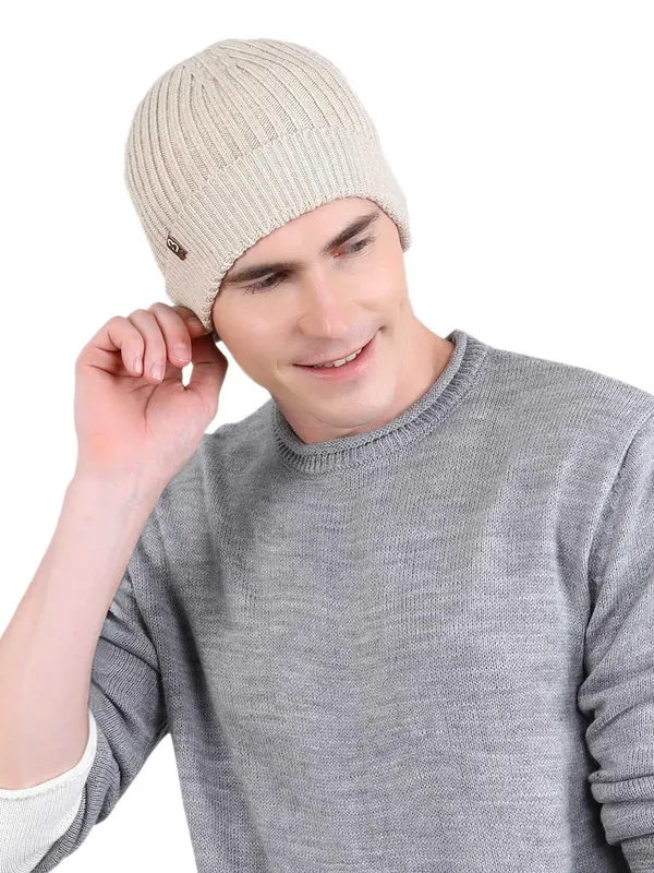 Beige_Woolen_Cap_For_Unisex